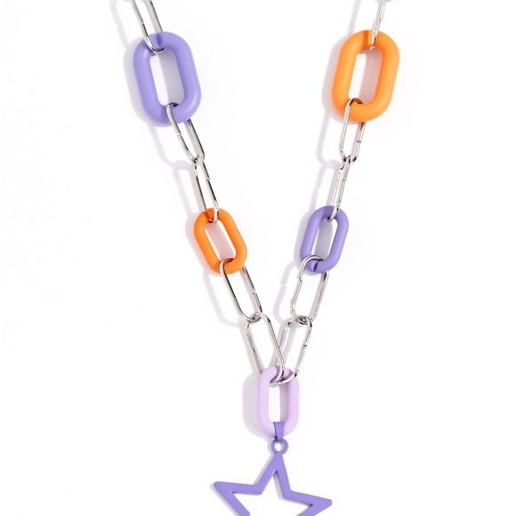 Stargazing Purple Necklace - Picture 2 of 2